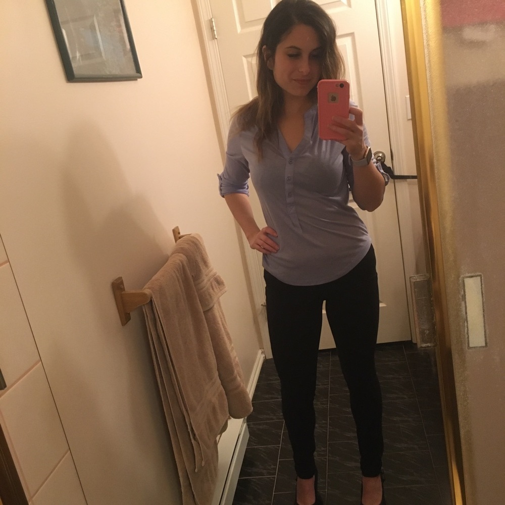 Purple shirt